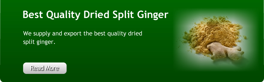 Dried Split Ginger